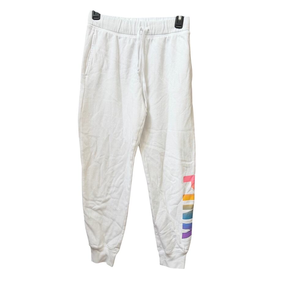 PINK Victorias Secret Sz XS Sweatpant Joggers Pastel Logo Lounge Casual